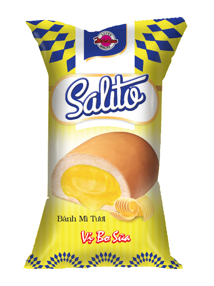 Bánh mì tươi Salito vị Bơ sữa 40gr