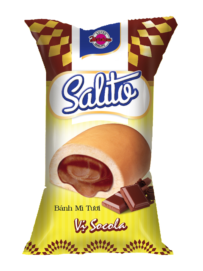 Bánh mì tươi Salito vị Socola 40gr