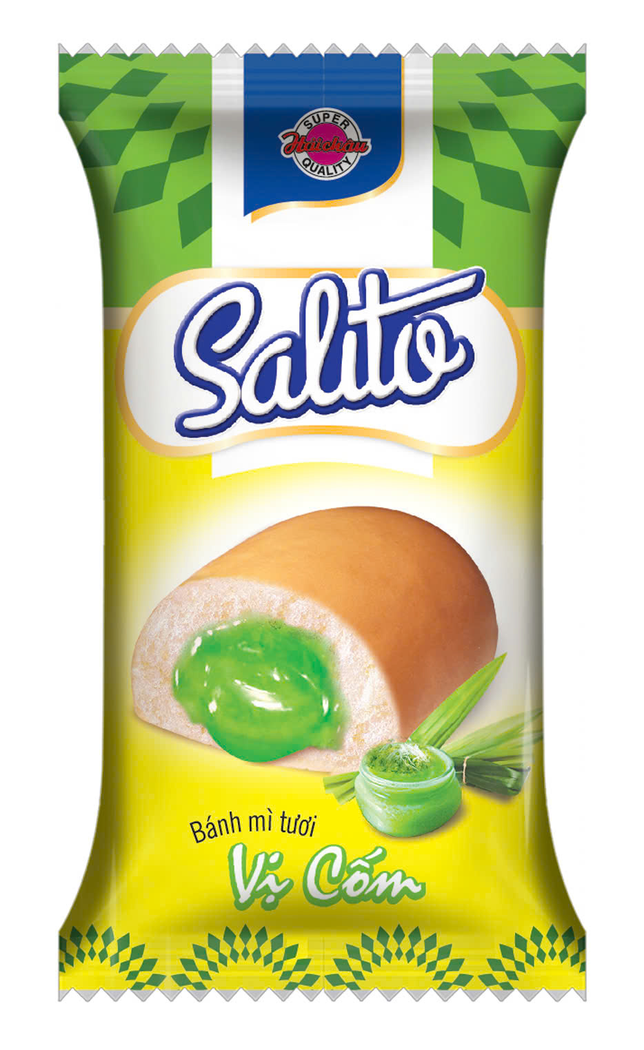 Bánh mì tươi Salito vị cốm 55gr